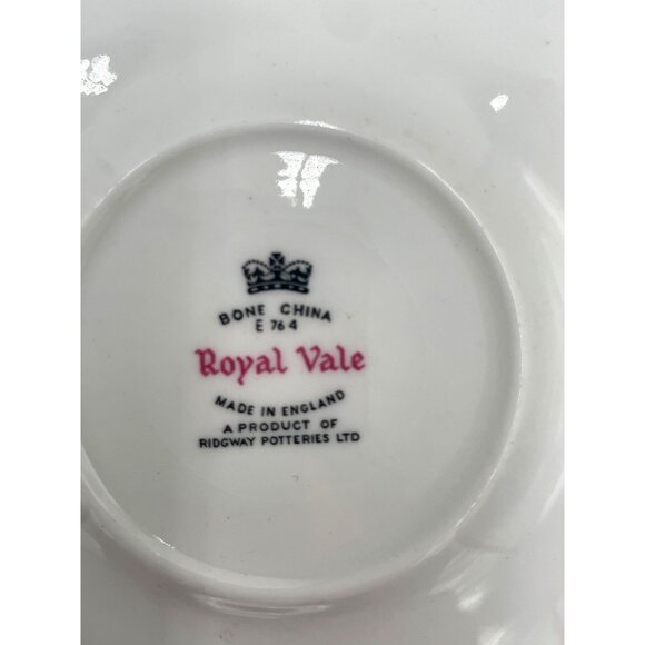 Vintage Royal Vale Bone China Yellow Rose Tea Cup & Saucer Set English Floral - Picture 5 of 5